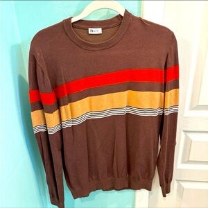 Zyia Bark Stripe Sweater size small